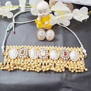 German Silver Double Tone Set - Kosha