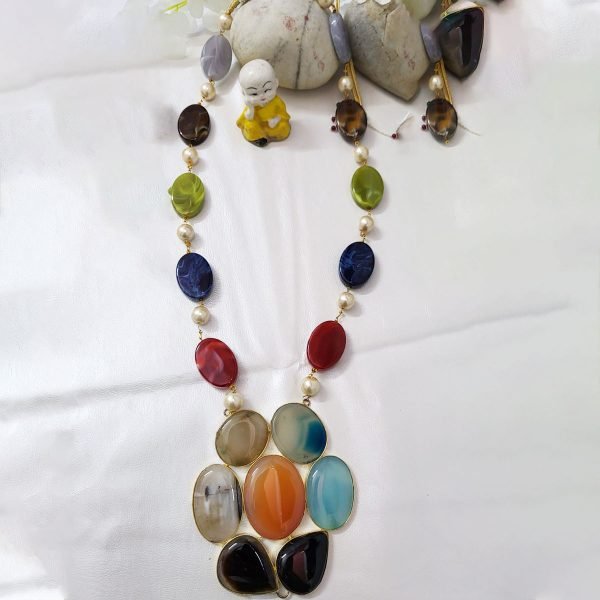 Multicoloured Stone Set - Kosha