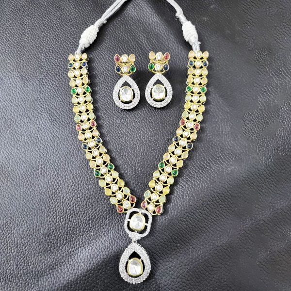 AD kundan Set - Kosha