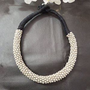 German Silver Handmade Neckline - Kosha