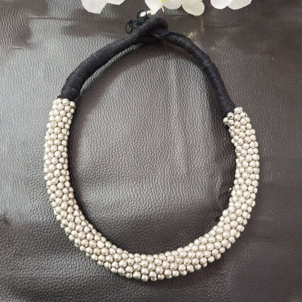 German Silver Handmade Neckline - Kosha